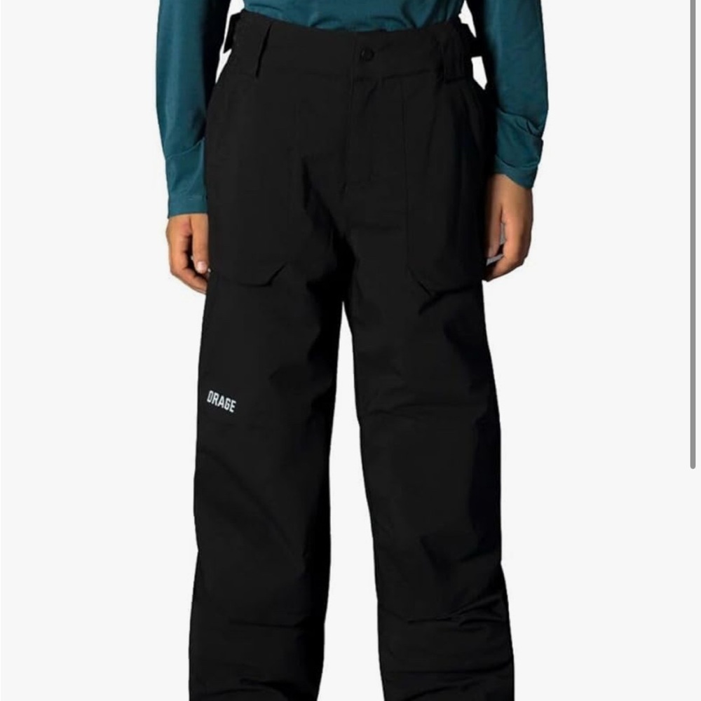 Orage Black Joggers with Relaxed Fit